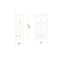 Z-Lite Easton Wall Sconce, 3-Light, 8 In.W x 5 In.L x 16 In.H, Matte Black/Matte Black 3038-3S-MB - alternate 8